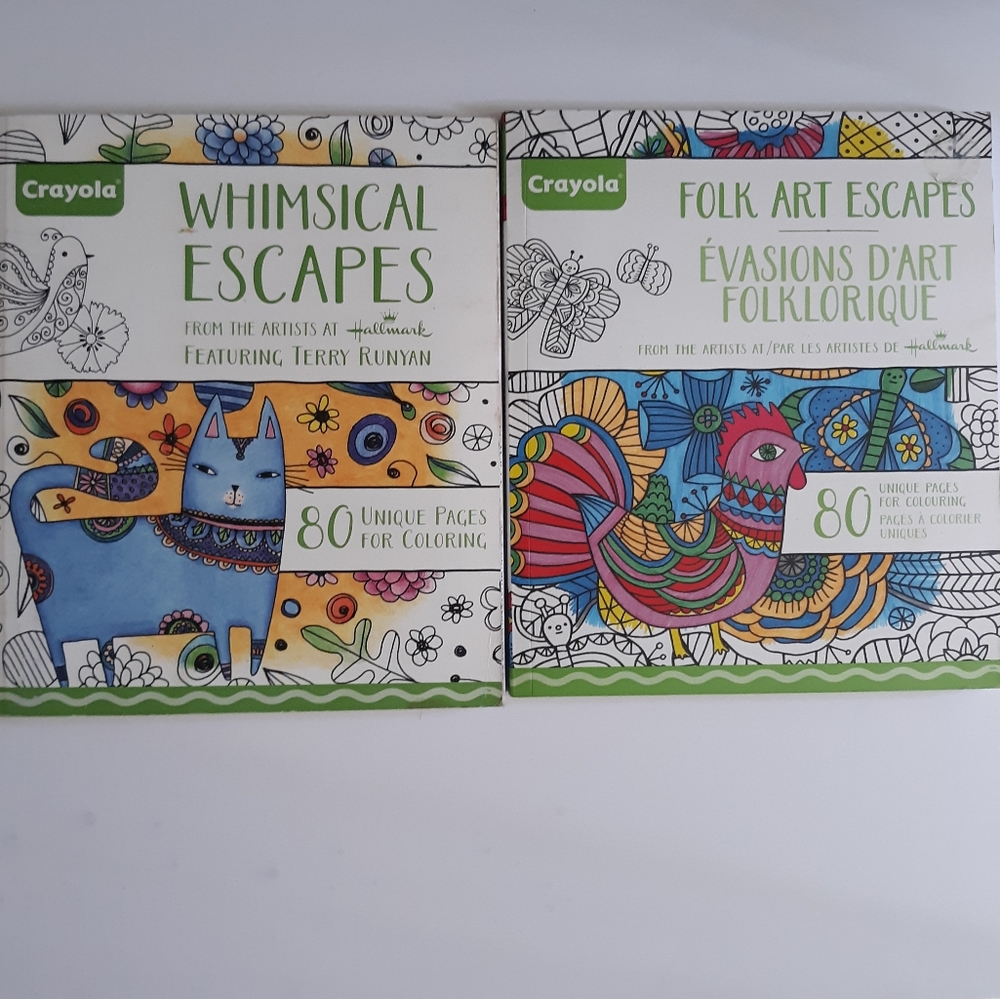 Crayola Adult Coloring Books Bundle good condition